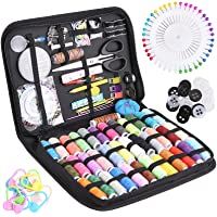mreechan Kit de costura-Kit de costura con 183 piezas Accesorios de costura premium con funda de transporte-incluyen…